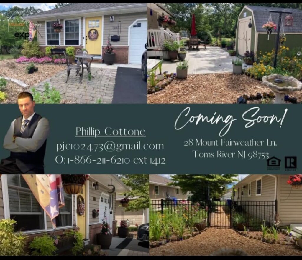 Exterior view of a modern New Jersey home – Phillip Cottone Real Estate